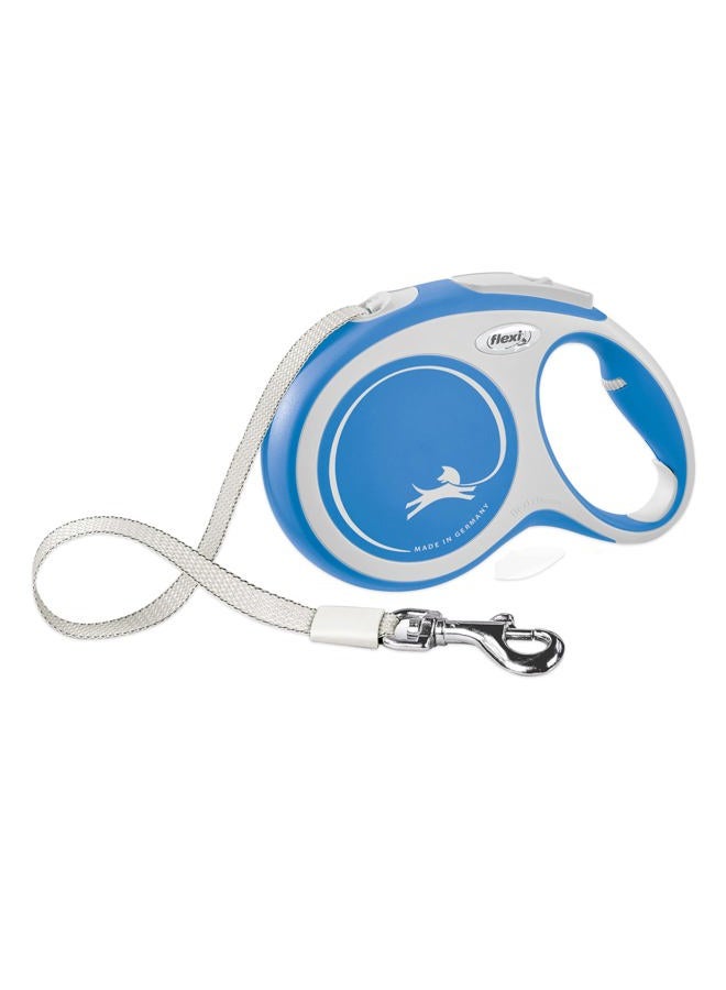 Flexi New Comfort Retractable Dog Leash (Tape), for Dogs Up to 110 lbs, 26 ft, Large, Blue/Pastel|German Quality Product - Image 1