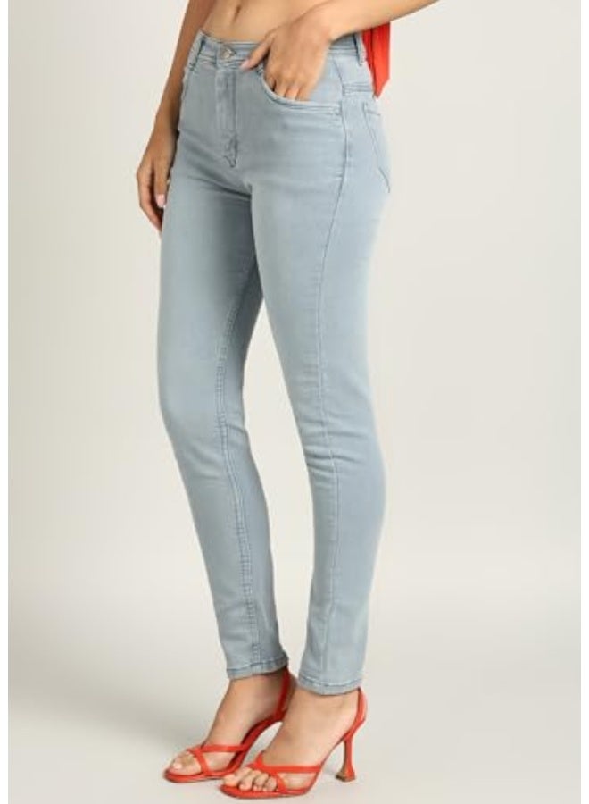 Nifty Women's Denim Slim Fit High Waist Jeans - Image 3
