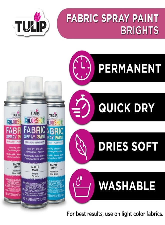 Tulip ColorShot Instant Fabric Color 3oz. Brights Variety 3 Pack - Image 5