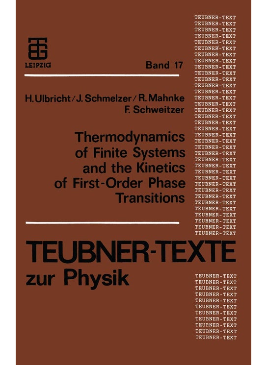 Thermodynamics of Finite Systems and the Kinetics of First-Order Phase Transitions