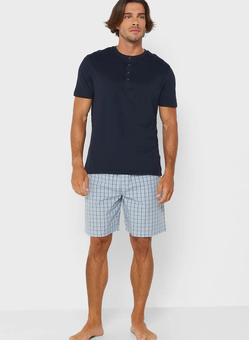 Marks & Spencer Checked Shorts