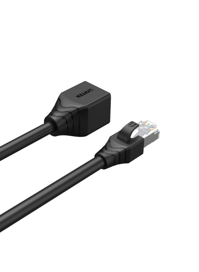 UNITEK Cat 6 STP RJ45 Ethernet Extension Cable 1Gbps Shielded LAN Port Saver, 2M - Image 2