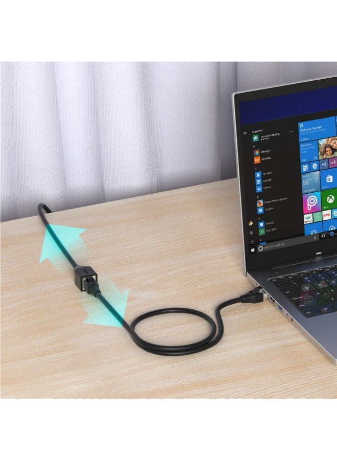 UNITEK Cat 6 STP RJ45 Ethernet Extension Cable 1Gbps Shielded LAN Port Saver, 2M - Image 5