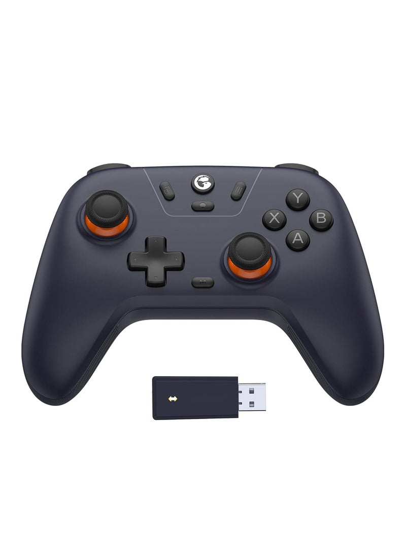 gamesri - GameSir Nova Lite 2.4g Wireless Controller for Windows PC, iPhone, Android, Switch & Steam Deck, Bluetooth Controller Gamepad with Hall Effect Trigger,Turbo,Rumble Vibration (Nova Lite Dark Blue) - Image 1