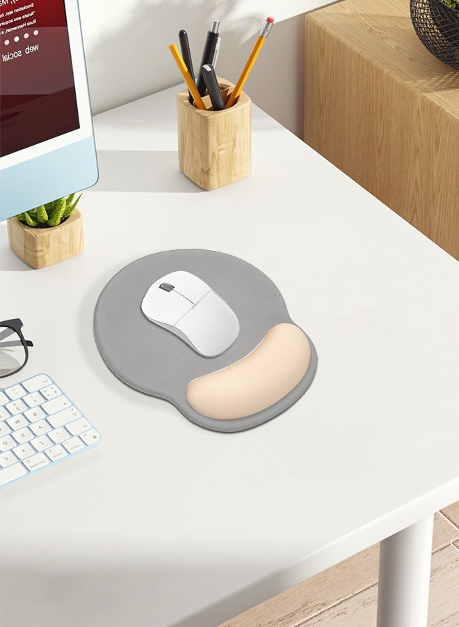 MaWadda Ergonomic Anti-Slip Mouse Pad Silicone Bottom Mouse Pad Small Gaming Mouse Pad Laptop Accessories with Wrist Rest - Image 5