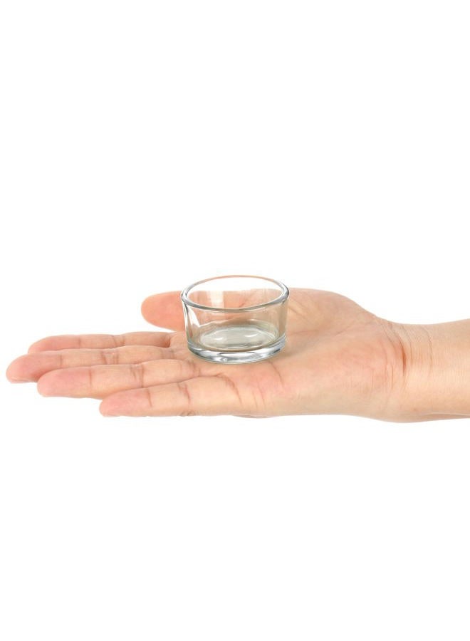 ZEAYEA Set of 36 Glass Tealight Candle Holder, Small Clear Votive Candle Holders for Weddings, Parties, Table Centerpieces, Dinner, Home Decoration, Candle Mould - Image 5
