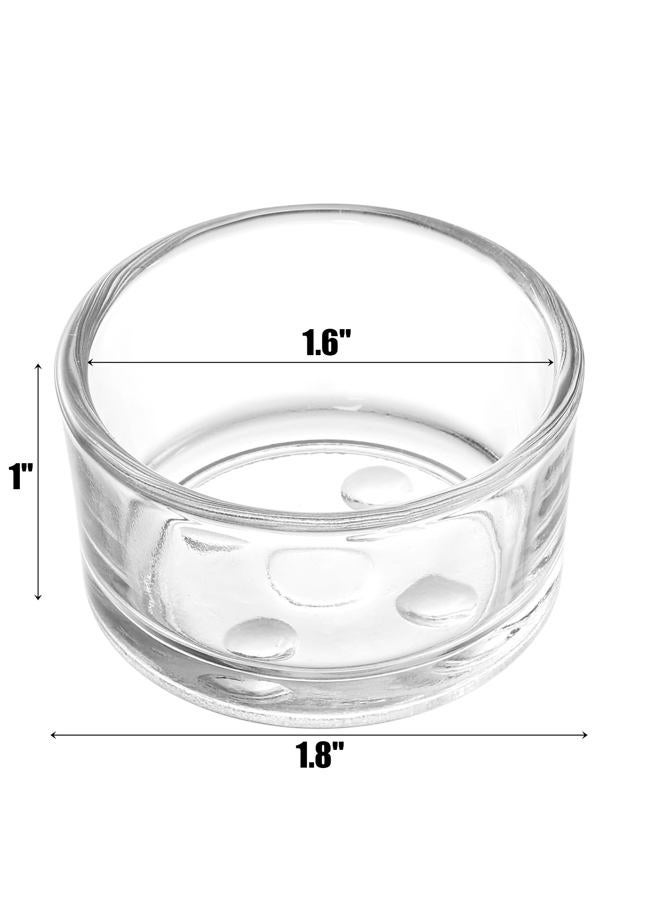 ZEAYEA Set of 36 Glass Tealight Candle Holder, Small Clear Votive Candle Holders for Weddings, Parties, Table Centerpieces, Dinner, Home Decoration, Candle Mould - Image 2