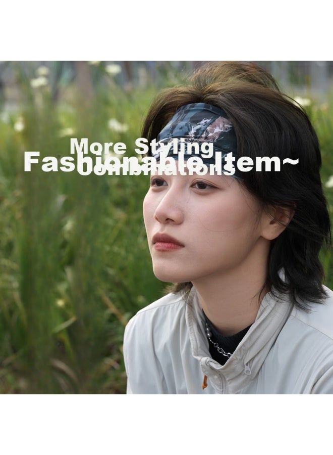 Supfire Sunscreen Face Mask Summer Windproof Dustproof Ice Silk Neck Gaiter Scarf Cycling Mountaineering Hiking Mask Magic Headscarf - Image 3