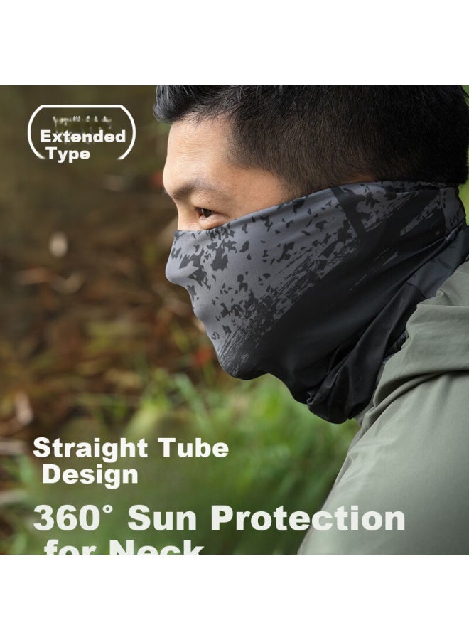 Supfire Sunscreen Face Mask Summer Windproof Dustproof Ice Silk Neck Gaiter Scarf Cycling Mountaineering Hiking Mask Magic Headscarf - Image 5