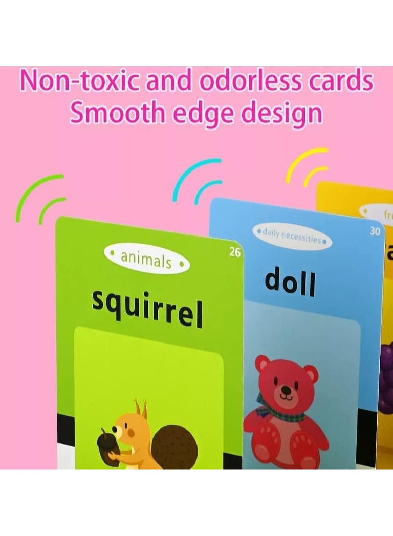 English Words Flash Cards for Preschool Learning English Words Pronunciation Flashcards Early Reading Electronic Flash Cards for Kids and Baby, 112 Cards... - Image 5