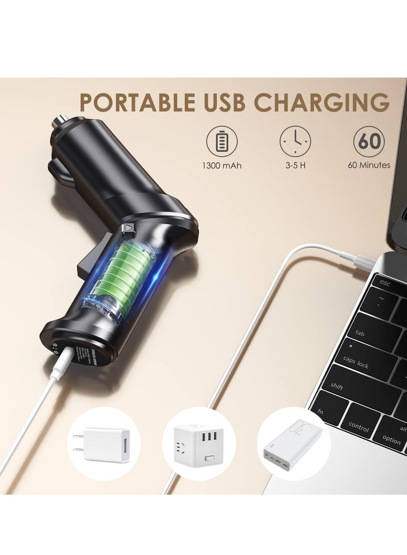 SYOSI Electric Screwdriver Set, Rechargeable Electric Screwdriver with 106 Pcs Bit Rotatable Handle LED Light Carrying Case, Home Repair Tool Set - Image 4