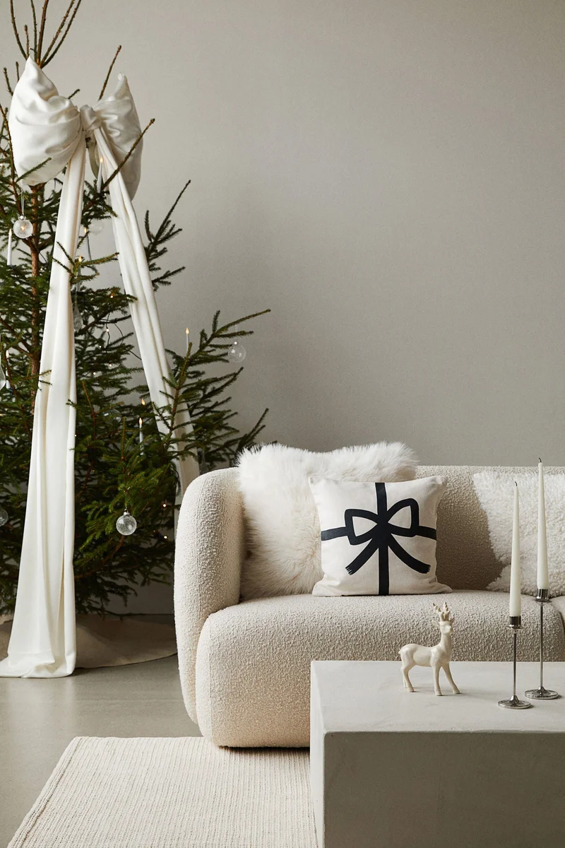 H&M Printed cotton cushion cover