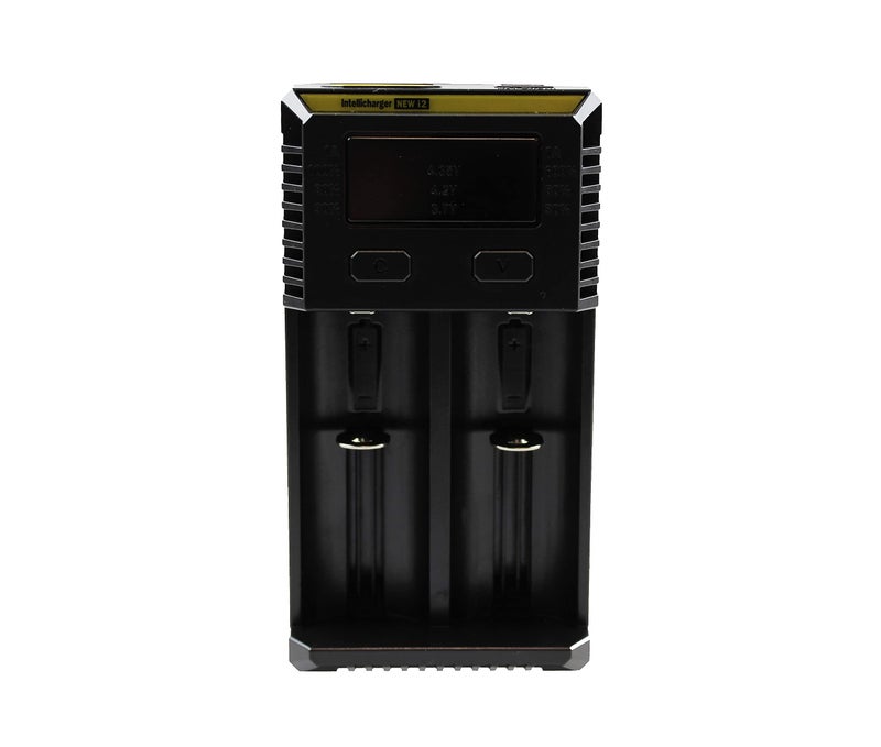 Nitecore NEW i2 Battery Charger, Dual Bay Charger for Batteries, Charging Station for Home and Car, Black - Image 3