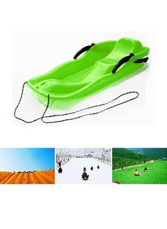 DubaiGallery Outdoor Sports Plastic Skiing Boards Sled Luge Snow Grass Sand Board Ski Pad Snowboard With Rope For Double People  - Image 2