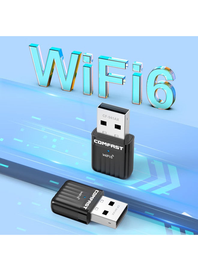 Comfast Cf-941ax Wifi6 Dual Band 5g Driver-free Usb Wireless Network Card Mini Ax600 Desktop Laptop External Wifi Receiver Transmitter - Image 2