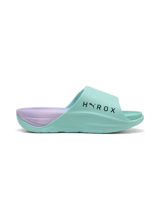 Puma Intense Mint-Light Lavender-PUMA Black x HYROX NITROcat Slide Sandals Unisex  | Best Price UAE