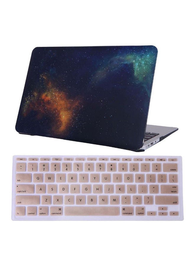 NIBEMINENT Protective Hard Shell Case Cover For Apple Macbook Air 13.3-Inch Multicolour - Image 1