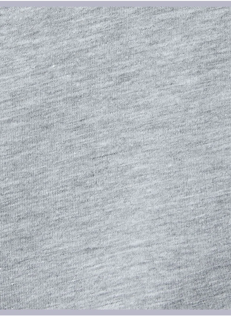 كوتون Short Sleeve Crew Neck Printed T-Shirt