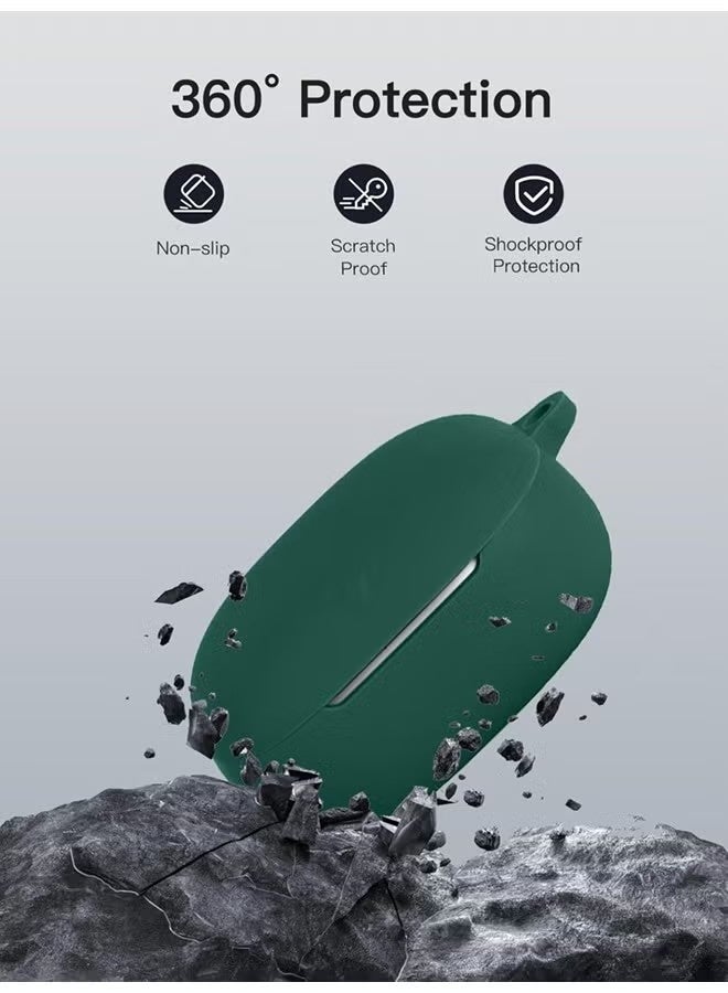 for Liberty 5 Case Cover with Cleaner Kit, Soft Silicone Protective Case for Anker Soundcore Liberty 5 with Keychain - Image 5