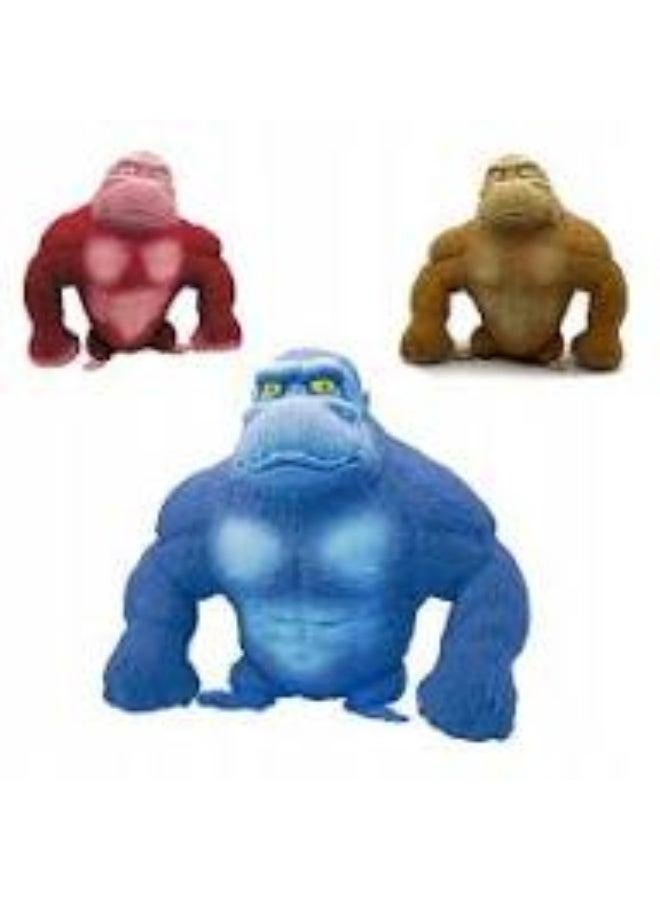 Stress Tab Soft monkey-shaped stress balls, rubber monkey stress balls, animal sensory toys, stress-relieving toys for kids and adults, party favors - Image 2