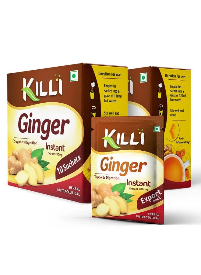 KILLI مستخلص الزنجبيل العشبي الفوري من كيللي، 20 كيس للهضم - Image 1
