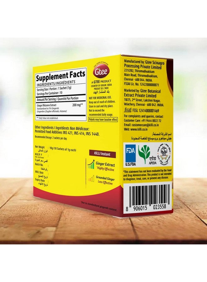 KILLI مستخلص الزنجبيل العشبي الفوري من كيللي، 20 كيس للهضم - Image 2