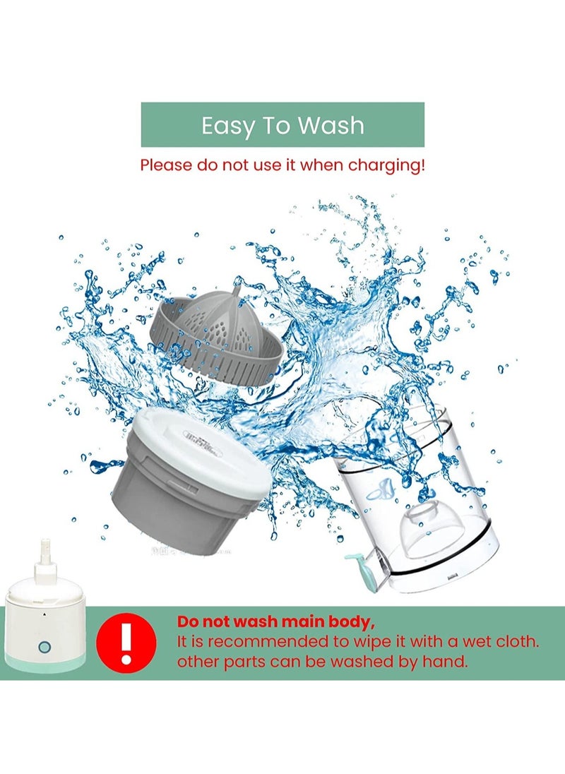 ELTRAZONE Portable Electric Citrus Juicer, Automatic Household Electric Juicer, Portable Rechargeable Juicer, Orange Juice Squeezer, Rechargeable Juicer Machine with USB, for Orange, Lemon, Grapefruit - Image 5