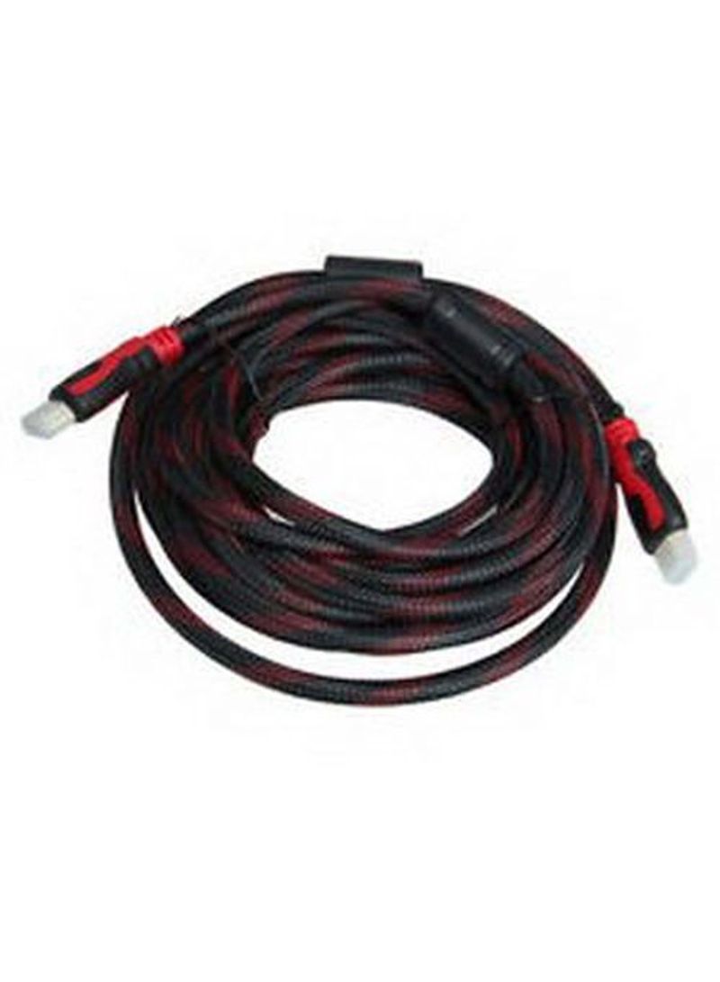 High Speed Male HDMI To With Ethernet Cable - 5 M black