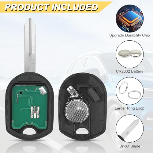 Vurkcy Key Fob Replacement for 2011-2014 Ford F150/ 11-16 F250 F350/ 09-17 Expedition/ 13-15 Explorer/ 07-15 Lincoln MKX/ 14-17 Navigator Car Keyless Remote Start, CWTWB1U793 OUC6000022, 4 Btn, 2Pcs - Image 5