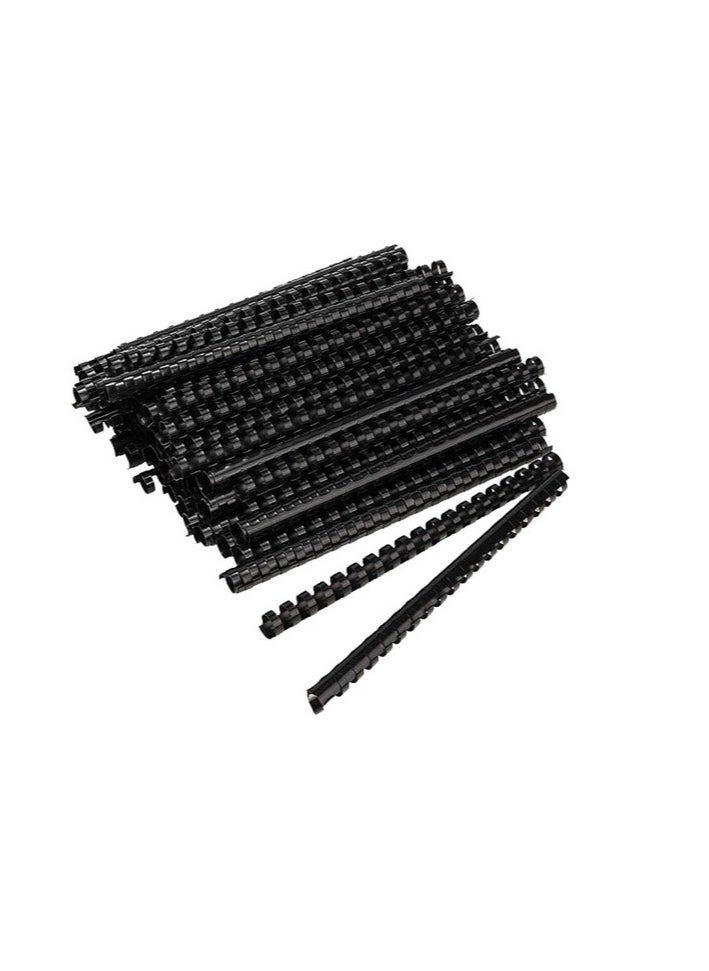 SUPER DEAL 50-Piece Binding Combs 38mm Black  - Image 2
