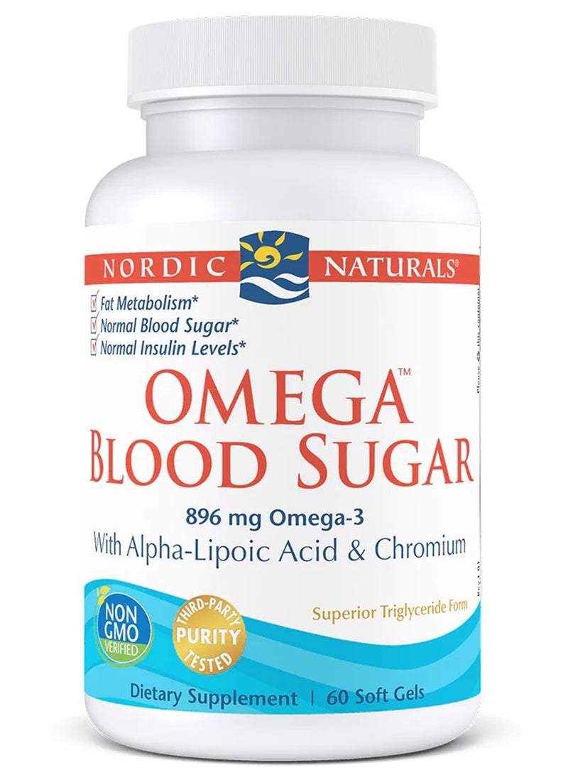 NORDIC NATURALS Nordic Natural Omega Blood Sugar Caps 60S
