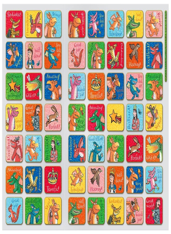 Paper Projects 01.70.30.035 Zog Julia Donaldson Reward 56 Sparkly Stickers, Chart is Wipe-Clean, Blue, 29.7cm x 42cm - Image 2