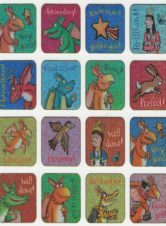 Paper Projects 01.70.30.035 Zog Julia Donaldson Reward 56 Sparkly Stickers, Chart is Wipe-Clean, Blue, 29.7cm x 42cm - Image 3