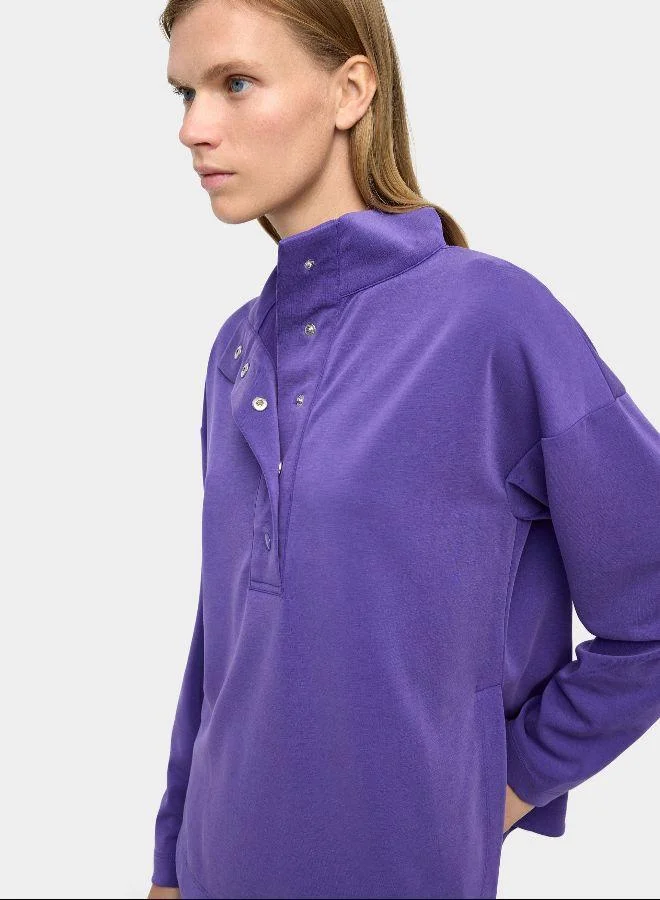 بارفوا سترة بأزرار ناعمة