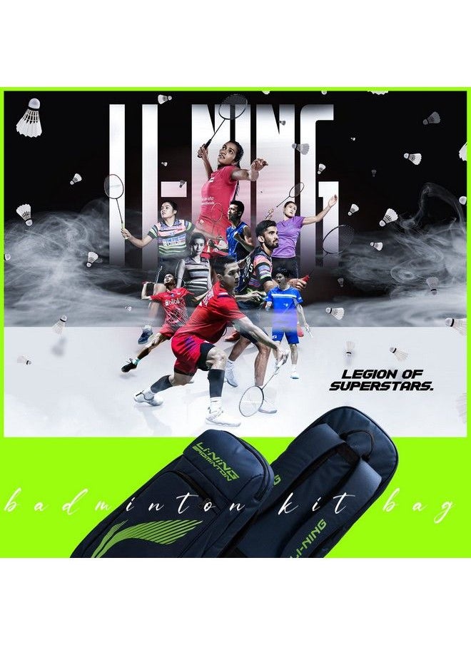 Li-Ning Titan Polyester Badminton Back Pack (Navy)  - Image 4