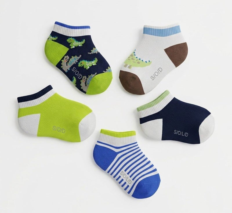 Solo Pack of 5 Cotton Socks