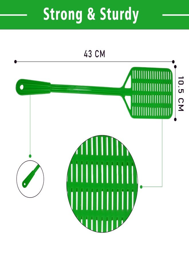 Turtuls Group All Small Insect Killer for Your Home Fly Swatter Multicolor Pack of-3 - Image 5
