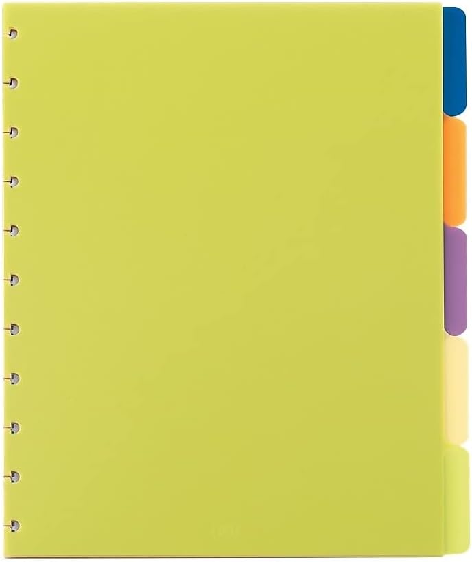 Staples Staples Arc Notebook Poly Index Dividers LetterSized Assorted Colors Set of 5  - Image 1