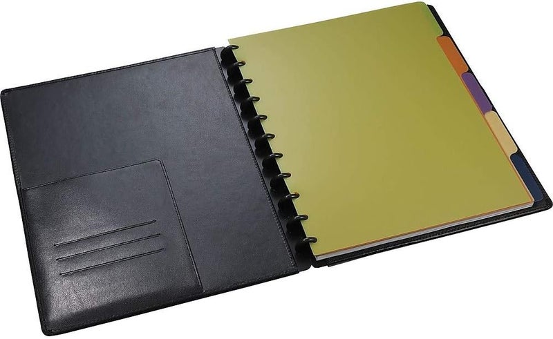 Staples Staples Arc Notebook Poly Index Dividers LetterSized Assorted Colors Set of 5  - Image 2