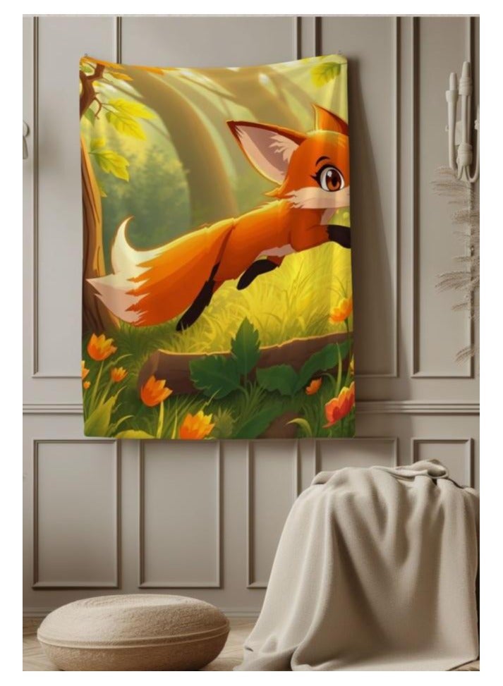 عام بطانية رقيقة من الفانيلا الكرتونية للأطفال أو الطلاب (دافئة ومريحة ومناسبة للنوم والألعاب) 100 سم * 150 سم - 656 - Image 1