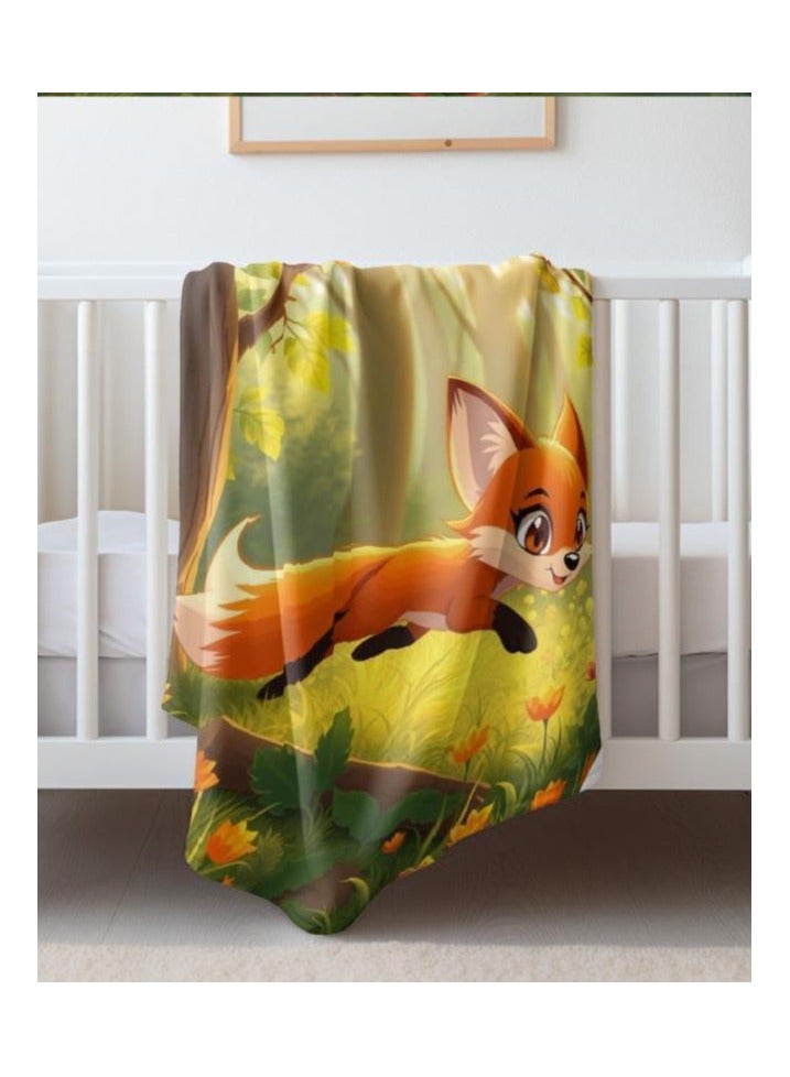 عام بطانية رقيقة من الفانيلا الكرتونية للأطفال أو الطلاب (دافئة ومريحة ومناسبة للنوم والألعاب) 100 سم * 150 سم - 656 - Image 4