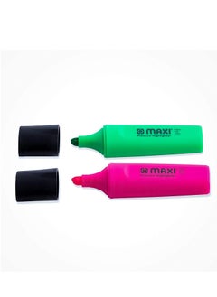 Maxi 4-Piece Premium Highlighter Set Multicolour  - Image 2