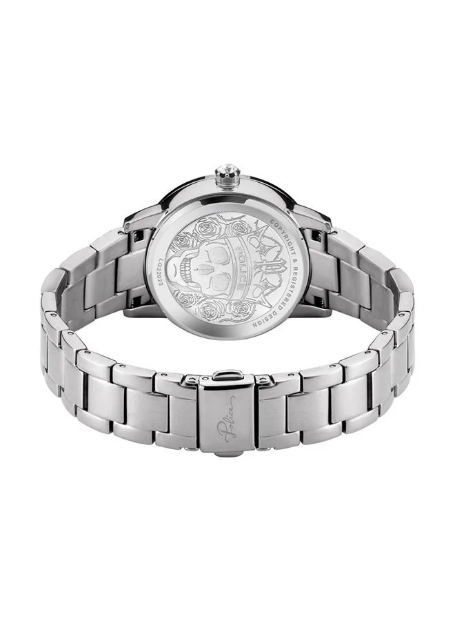 POLICE Analog Stainless Steel Wrist Watch PEWLG2202202 - 34mm -Silver