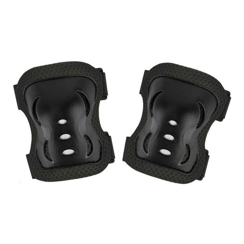 Spartan Knee Elbow and Wrist Protective Set | Foam Cushion with Hard Plastic Slide Caps | Soft Fleece Liner | Flex Velcro Straps | Multi‑Joint Guard for Scooter Skating Cycling SP‑KP‑9008 - Image 2