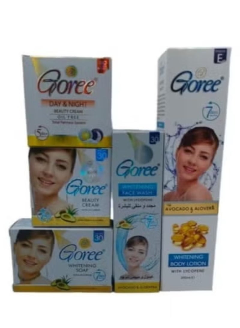Goree Whitening and Skin Care Set 5 Pieces - Image 1
