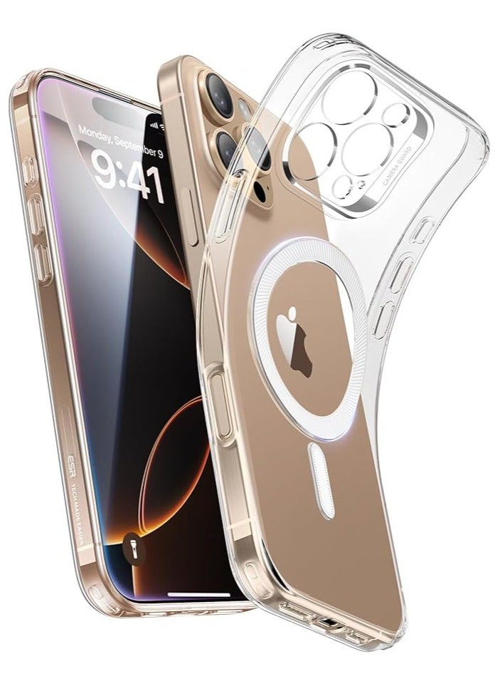 Generic - I Phone 15 Pro max Clear transparent TPU Case, Cover ,  Magnetic , Wireless Charging, Scratch & Yellowing Resistant, Drop Protection - Image 1
