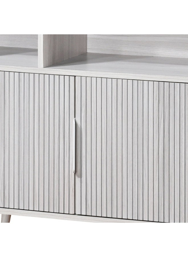 Home Box Elmwood Bookcase with 4 Doors and Shelf 30 x 187 x 80 cm - Image 3