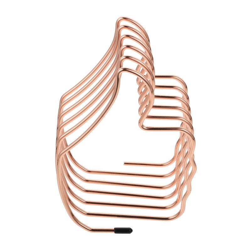 Multifunctional Rose Gold Electroplated Book Storage Rack For Desktop Organizer And Office Bookend For Home And Office Use - Image 2