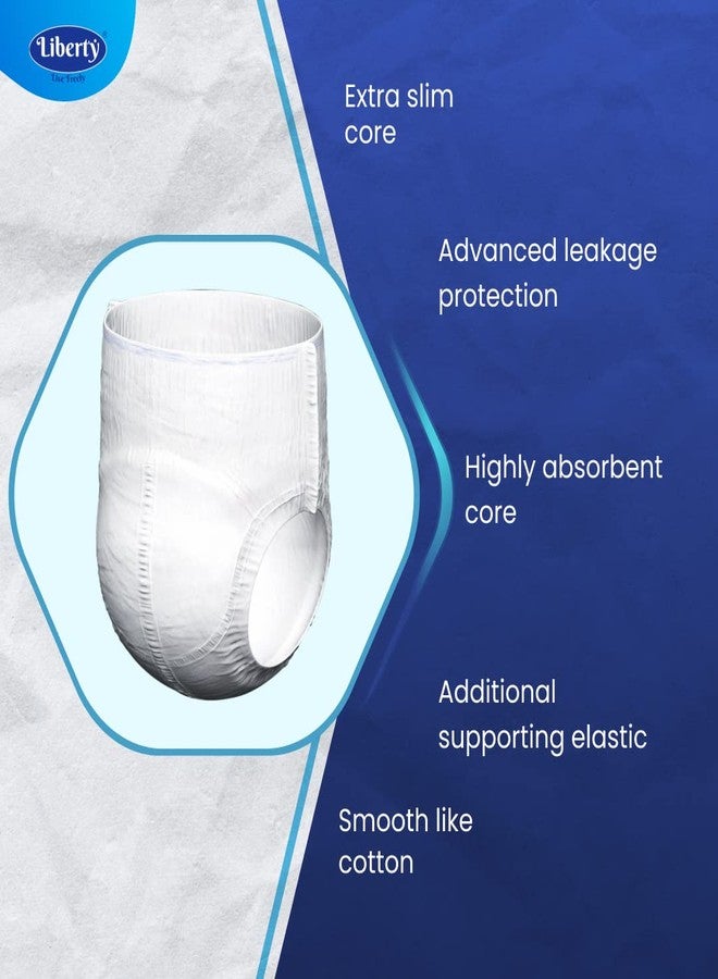 Liberty Eco Adult Diaper Pants, Medium (M) Size, 20 Count, Waist Size (61-115cm | 24-45 inches), Unisex, High Absorbency, Leak Proof, Overnight Protection, Pack of 1 - Image 2