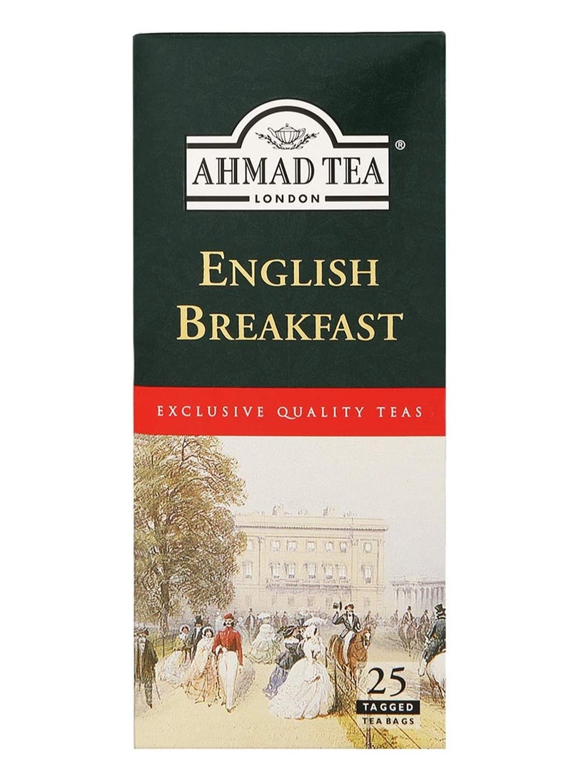 Ahmad Tea English Breakfast Tagged Tea - Image 1